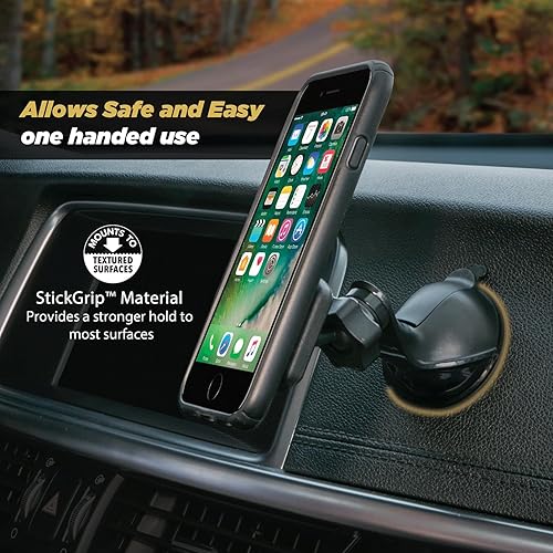 Miniatura 34 de Scosche - Soporte de teléfono MagicMount MAGWDM-2PXCES0 con ventosa de cuello flexible para salpicadero/parabrisas, cabezal magnético ajustable