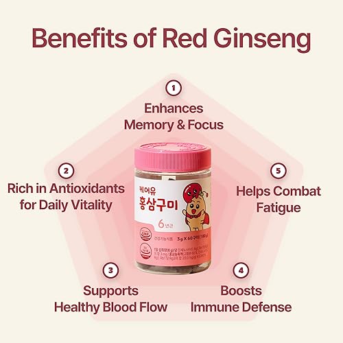 Miniatura 2 de Gomitas de extracto de ginseng rojo, 60 unidades, amargura