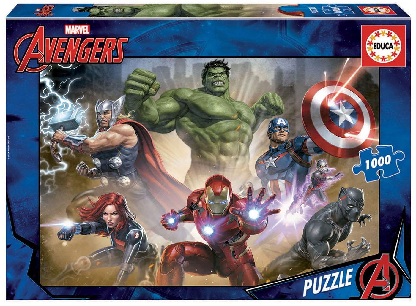 Educa Borrás 17694 The Avengers 1,000 Piece Puzzle Marvel 1000