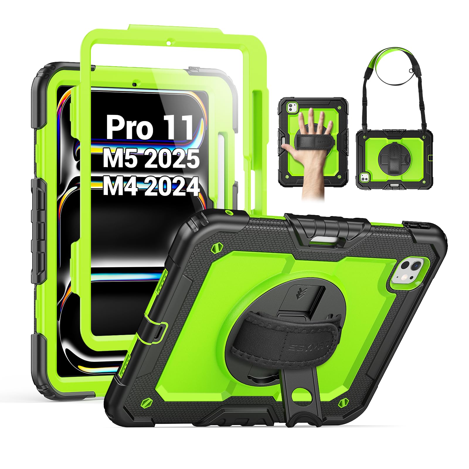 SEYMAC Case for iPad 6th/5th Gen/Air 2/Pro 9.7, Black — Amazon image 19