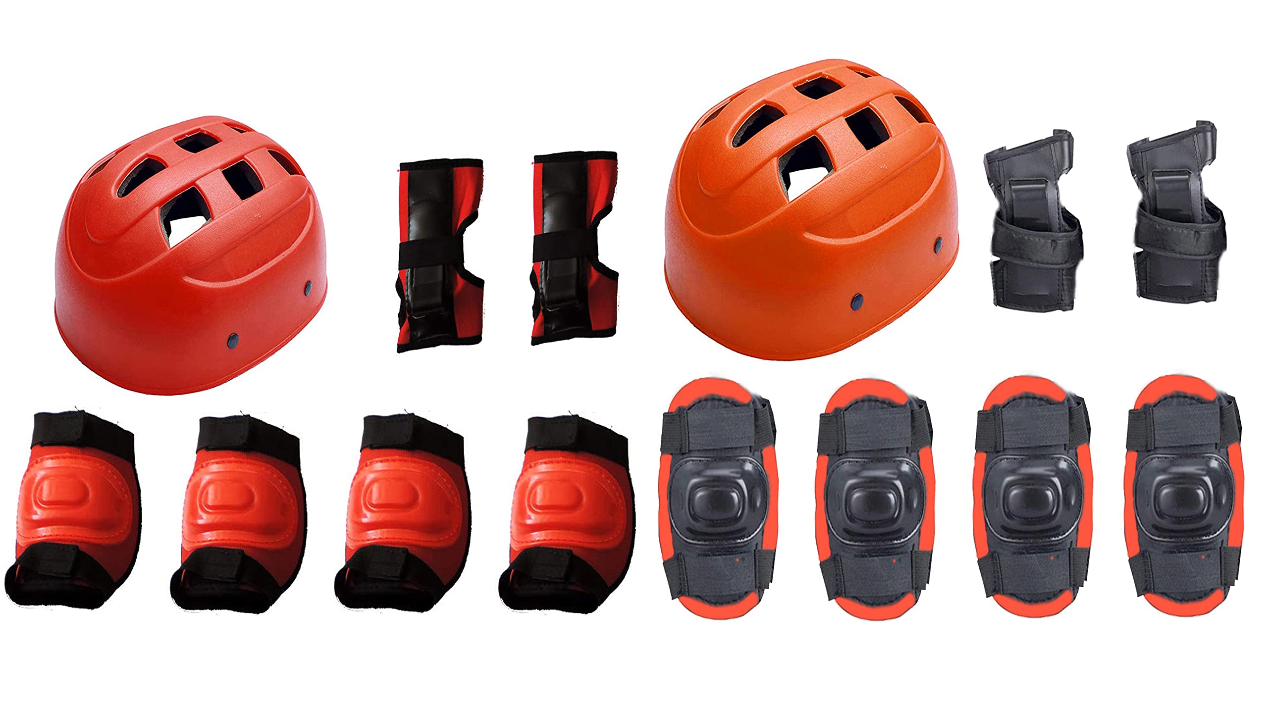 SUPRO Protective Skating Guard Kit for Skating, Cycling, Running for Kids, Boys, Girls, Full Protective Kit (5 Years to Old) with PVC Helmet, Knee Cap, Elbow Cap, Palm Protection-image-44