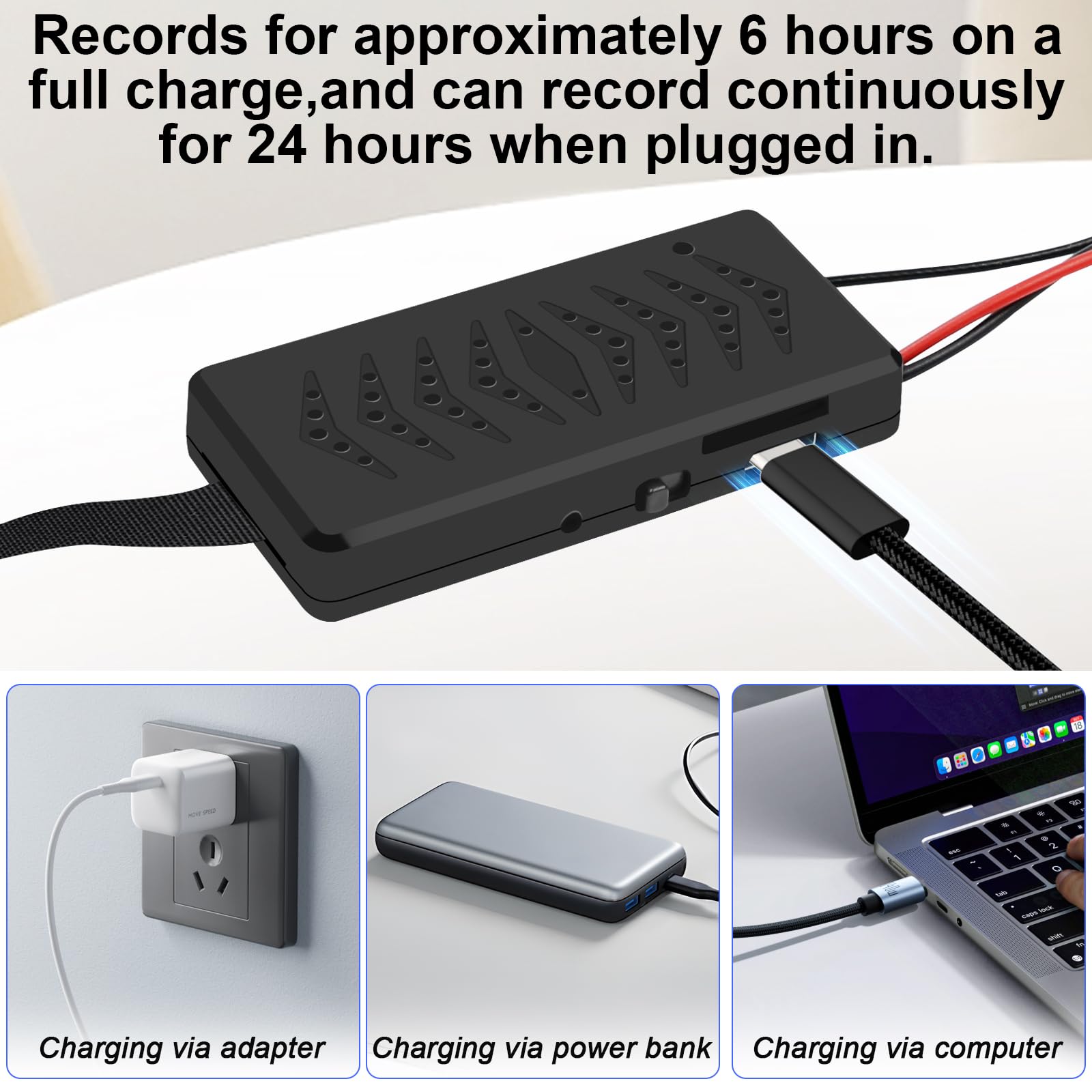 Mini HD Kamera WiFi, Tragbare Kleine Kamera, 1080P Mikro Videokamera | 5GHz & 2.4GHz WLAN, Bewegungserkennung, Langer Akkulaufzeit, TUYA APP Remote View