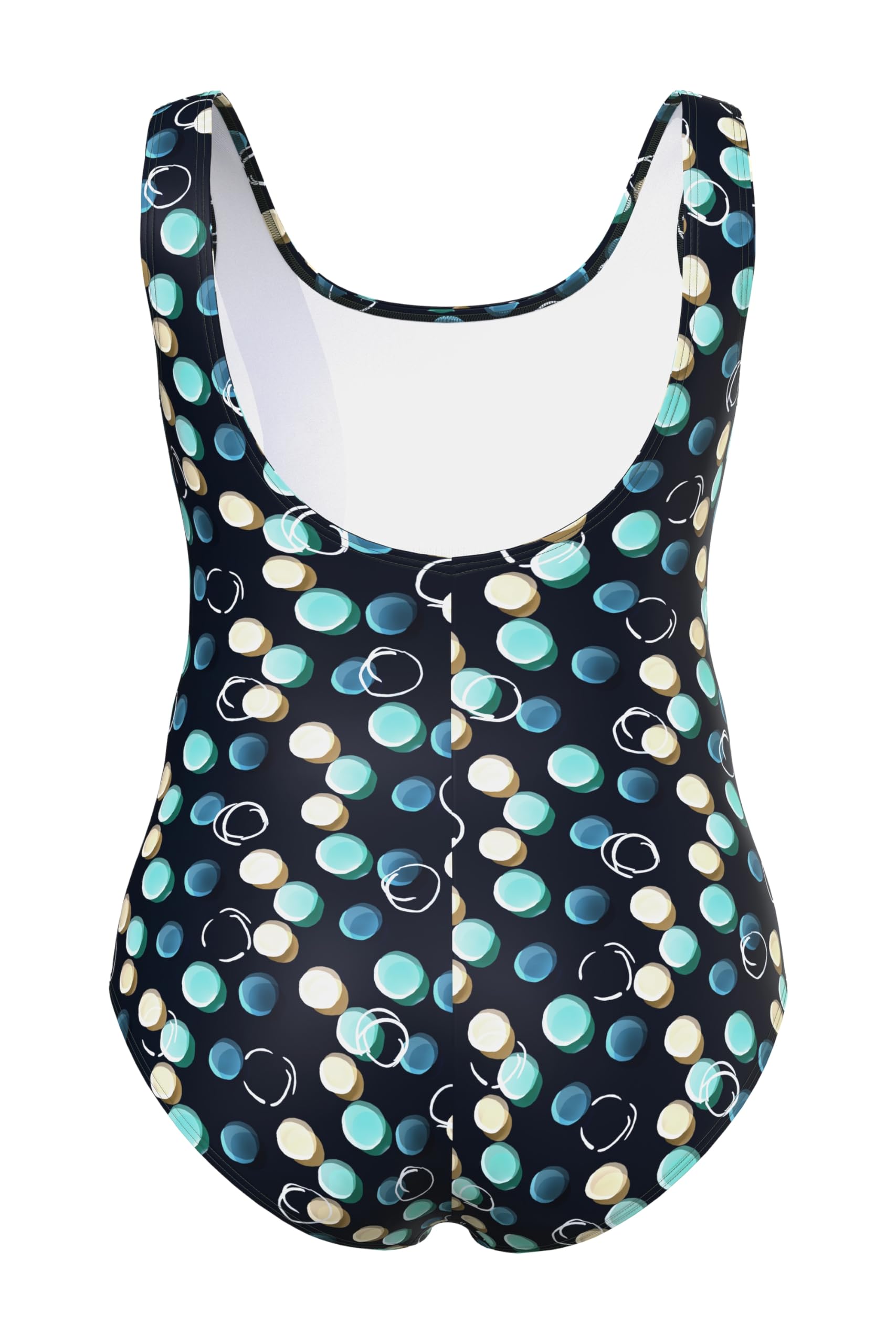 Ulla Popken Badeanzug Alice, Dg, Bubbles Set Bikini Donna