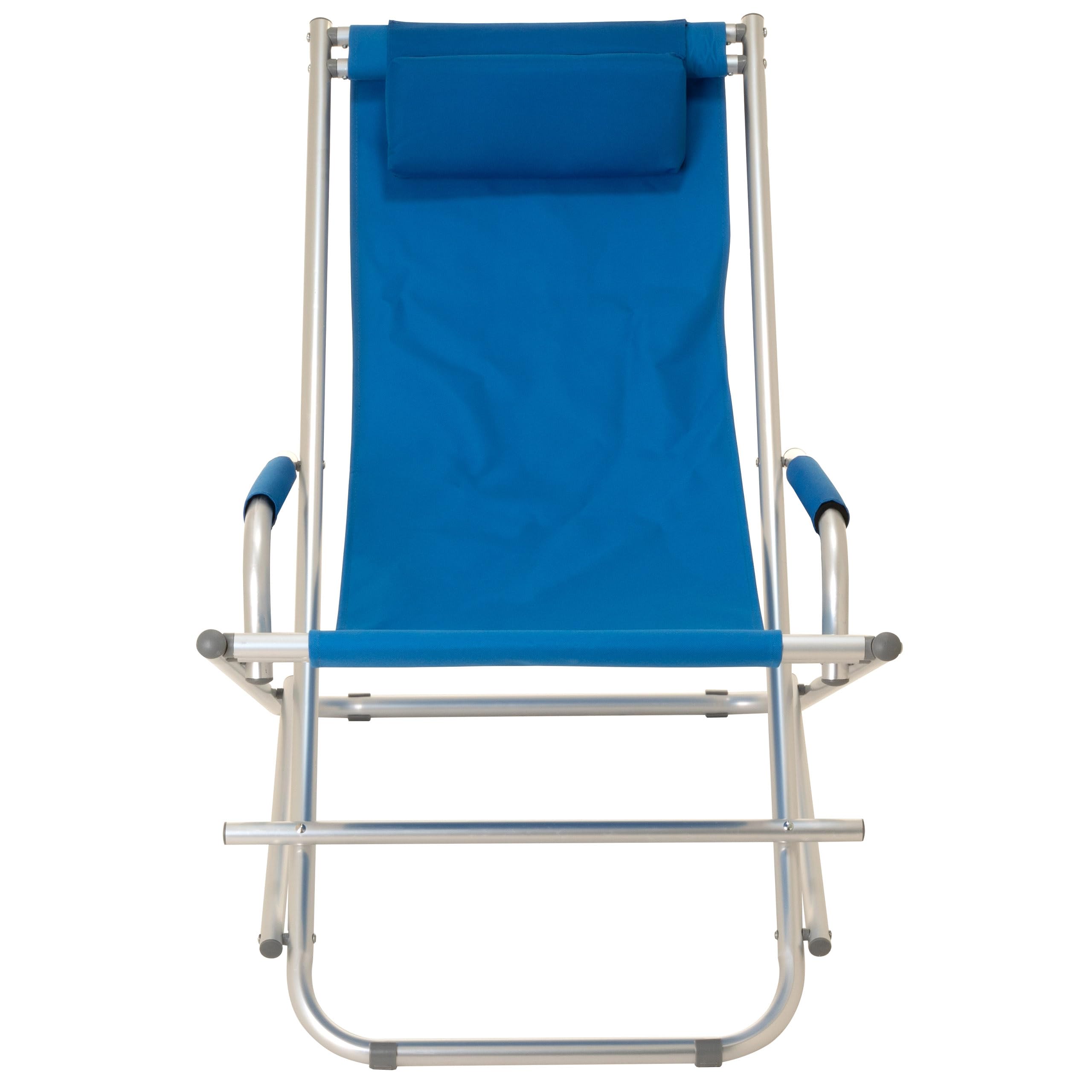 Nexos Strandstuhl Klappstuhl Campingstuhl Liegestuhl Aluminium PVC