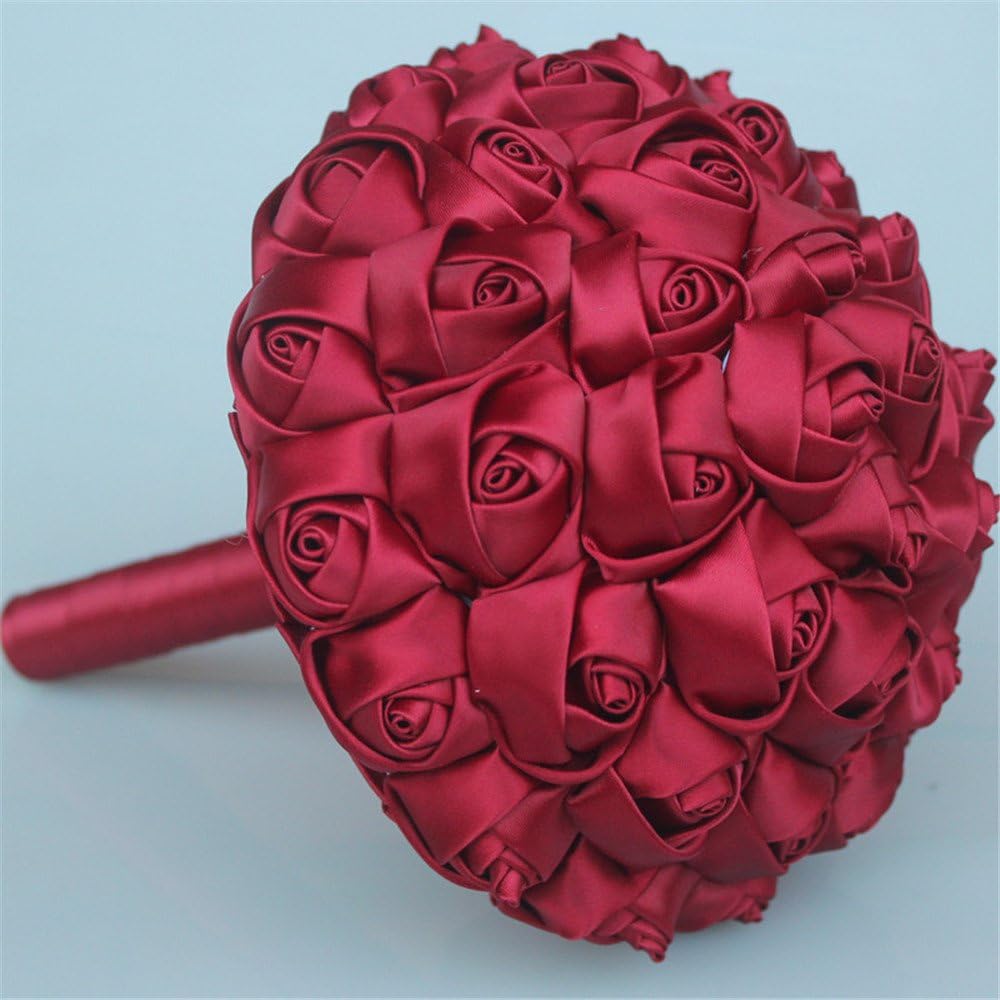 Romantic Customization Bride Bridal Wedding Bouquet Rhinestone Brooch Bouquet Bridesmaid Holding Wedding Flowers
