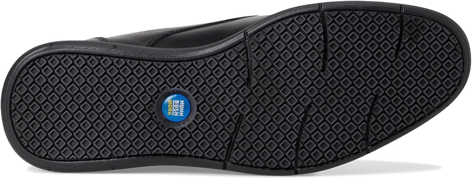 Nunn Bush Chase Slip Resistant Work Slip-On for Restaurant Food Service & Hospitality