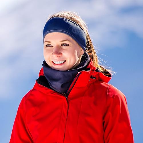 Vista 7 de BBTO - 6 piezas de calentadores de oído de forro polar, diadema de invierno, cuello y polainas