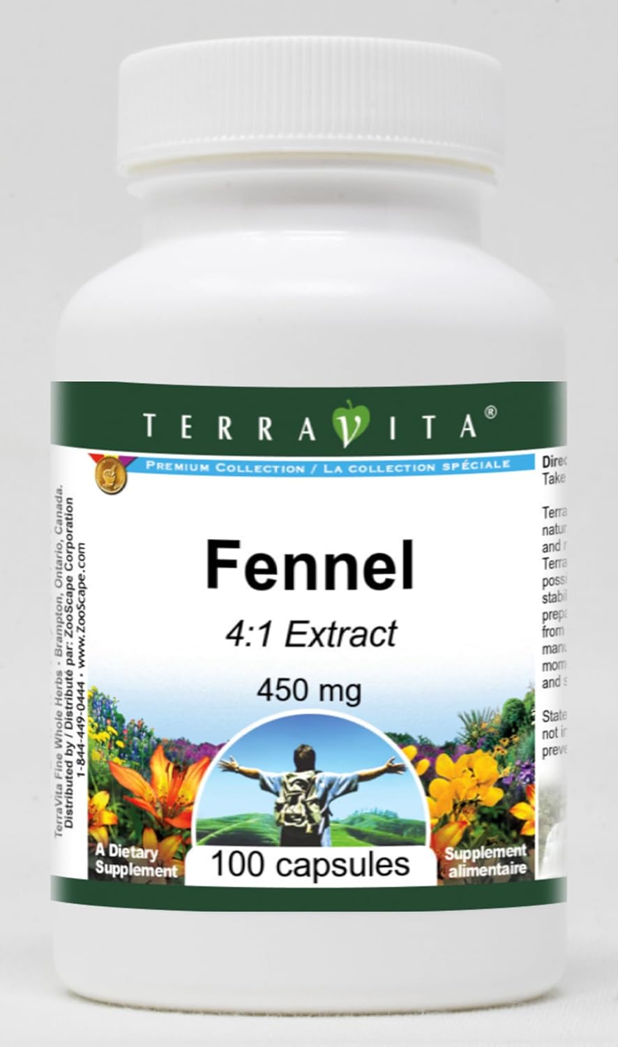 Fennel 4:1-450 mg (100 Capsules, ZIN: 520077)