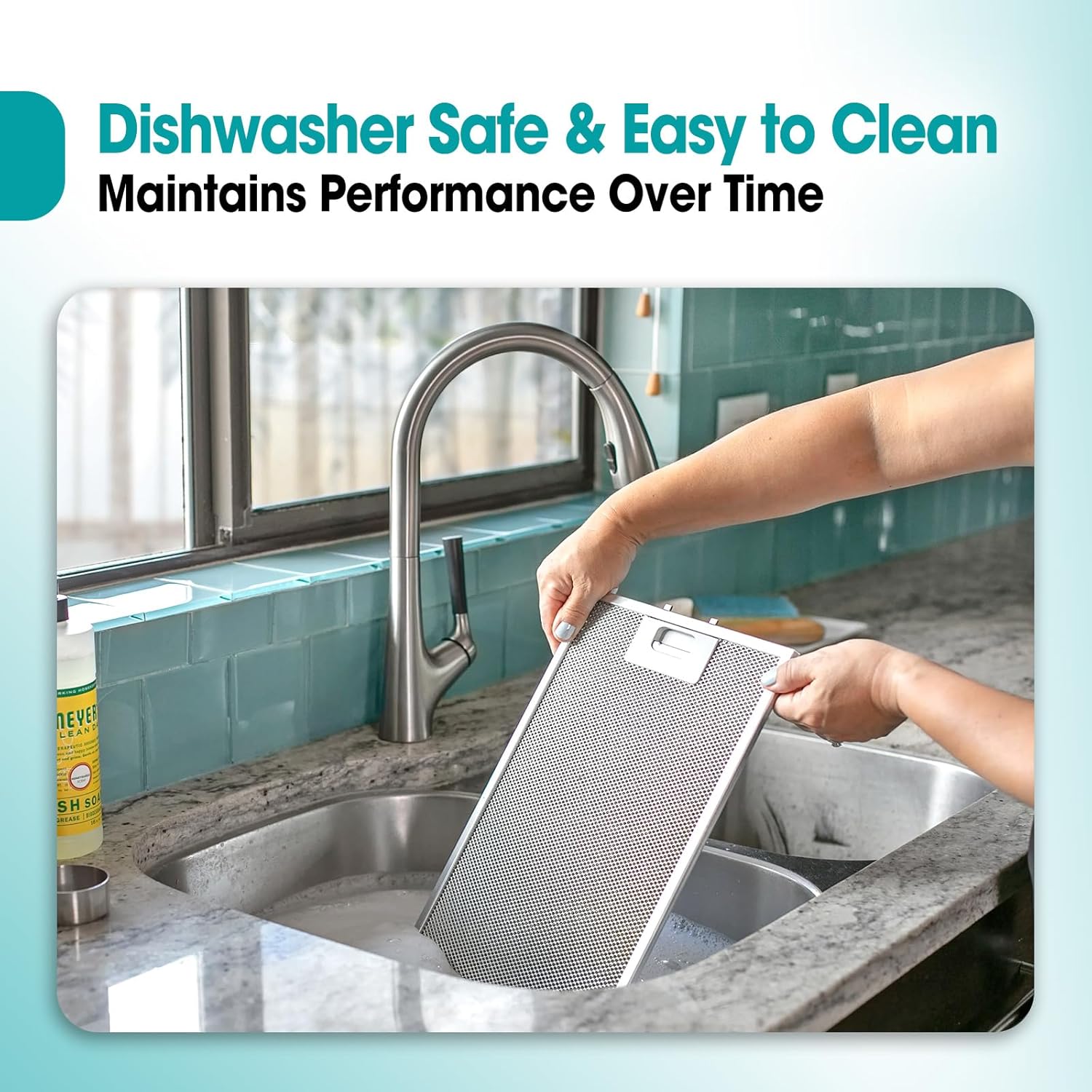 2 Pcs Aluminum Range Vent Hood Grease Filter Replace WB02X11011 Fit for GE Hood Filter JV636H1SS JV636H2SS JV535H1BB JV535H1CC JV535H1WW JV535H2BB JV535H2CC And More, 14-1/2" x 11-5/8"