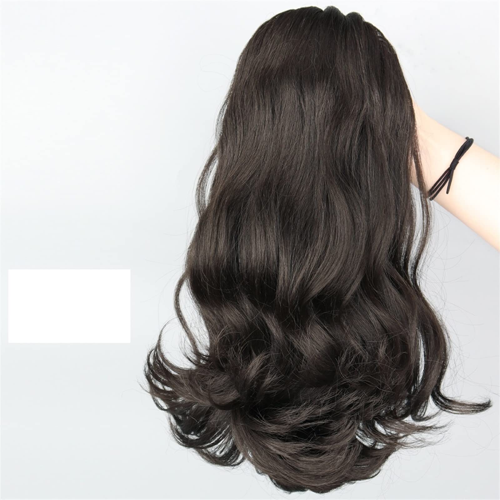 Haarverlängerungen 18 Zoll Synthetisch Lang Lockig Wellig Mit Kordelzug Dutt Perücke Pferdeschwanz Haarverlängerungen Damen Haarschmuck Haarteile Für Frauen,2-45cm