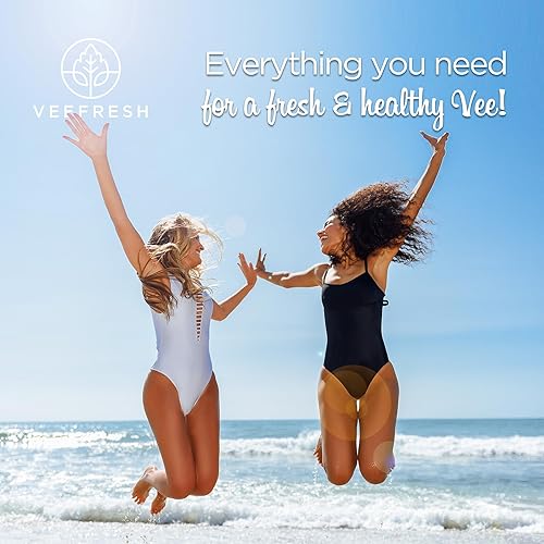Miniatura 6 de VeeFresh - VeePower - Paquete de 3 supositorios de ácido bórico VeeCleanse, lavado femenino VeeGentle para mujeres y toallitas vaginales suaves