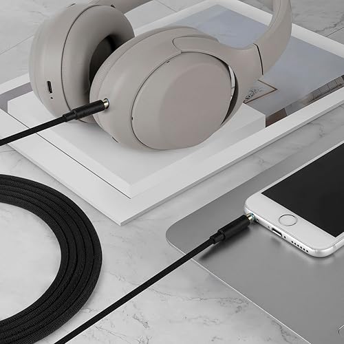 Miniatura 6 de Geekria Cable trenzado de tela de audio compatible con Sony WH-1000XM5 WH-1000XM4 WH-XB920N WH-XB900N WH-CH720N INZONE H5 cable de auriculares,