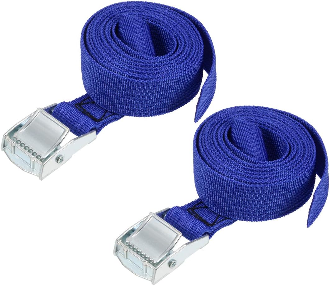 uxcell Tie Down Strap Cam Buckle Lashing Strap 1" x 6.6Ft
