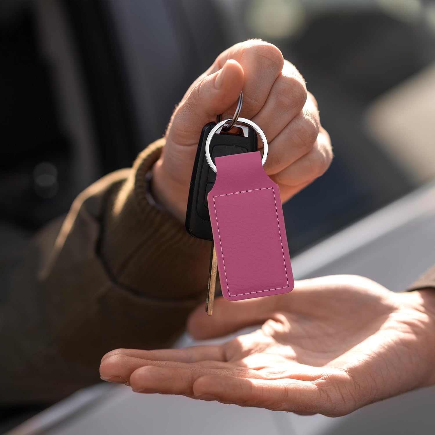 LaserGram Rectangle Keychain, CNA Certified Nurse Assistant, Personalized Engraving Included