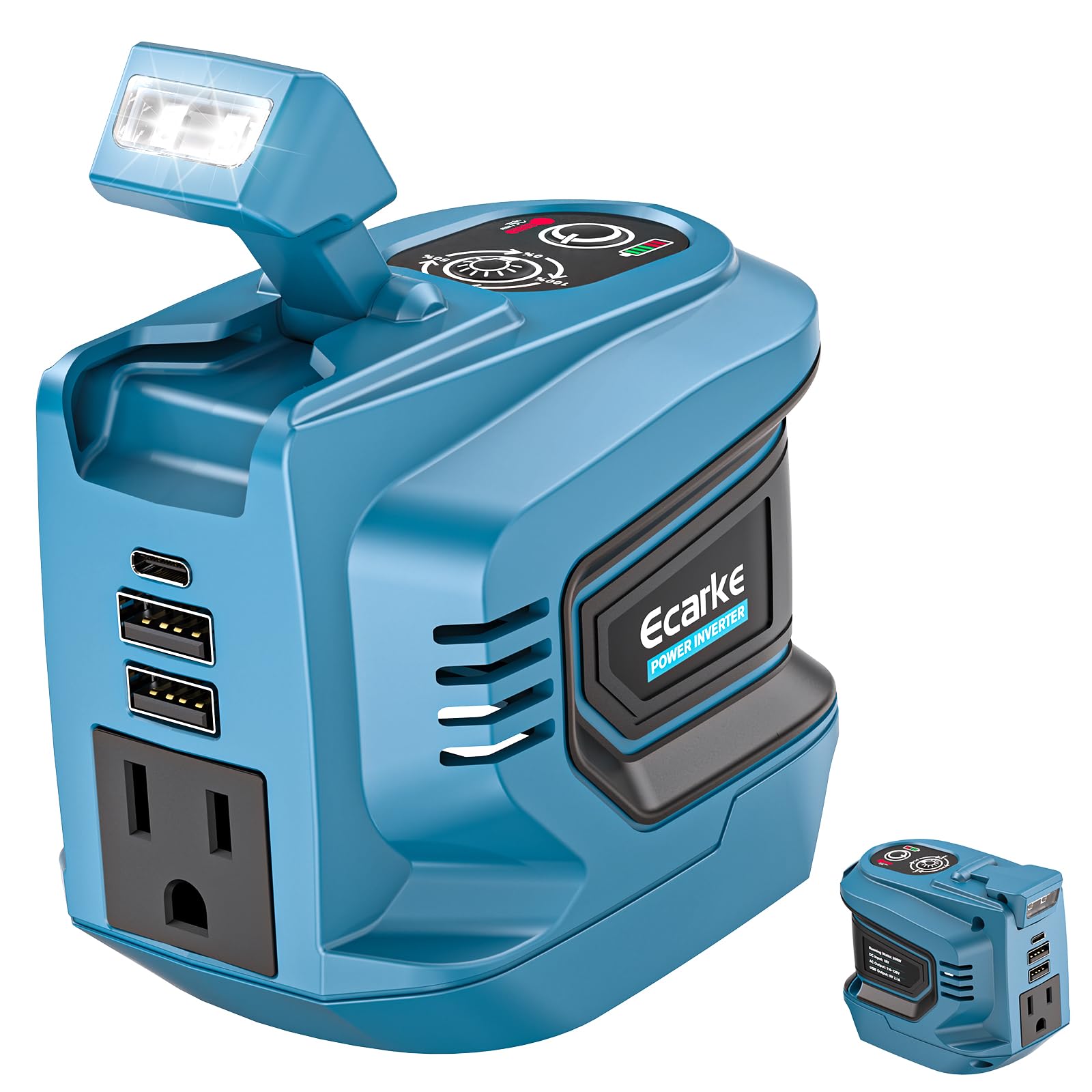 Amazon.co.jp: Ecarke 200W ポータブルパワーインバーター マキタ18V