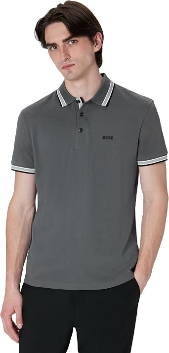 BOSS Mens Paddy Short Sleeve Polo Shirt