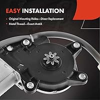 Vista 6 de A-Premium Motor de elevación de elevalunas eléctrico (2 pines) compatible con Subaru Impreza 2002-2007, Forester 1998-2008, sin función anti-clip