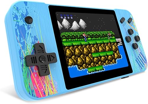 Juego de mano con pantalla HD de 3.5 pulgadas, 800 videojuegos retro precargados, nuevo reproductor de juegos portátil para cumpleaños, hogar,
