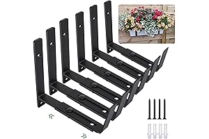 No-Drill Window Planter Box Brackets