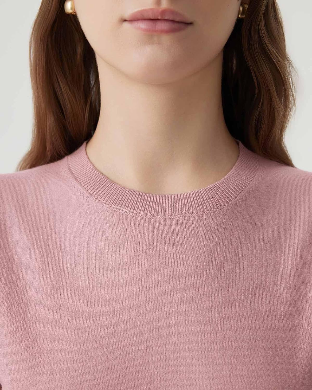 SUUKSESS Women Silk Cashmere Blend Crew Neck Sweater Vests Sleeveless Tank Tops - Image 6