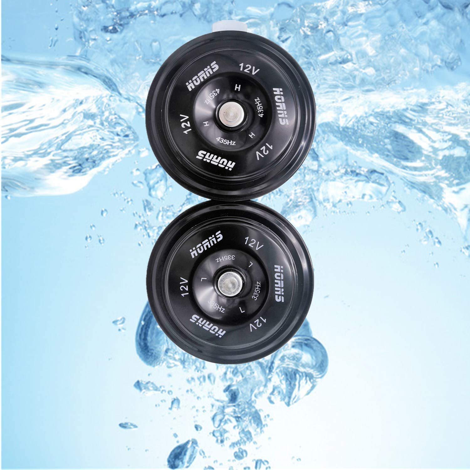 Electric Car Horns 12V Preiu Quality Supertone Etal Horns Black Protective Loud High And Low Tone Twin Disc Horns Replaceent - View #11