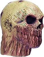 Vista 9 de RAPGET Máscara de zombi - Máscara de látex espeluznante de látex para fiesta de Halloween Blanco Gris