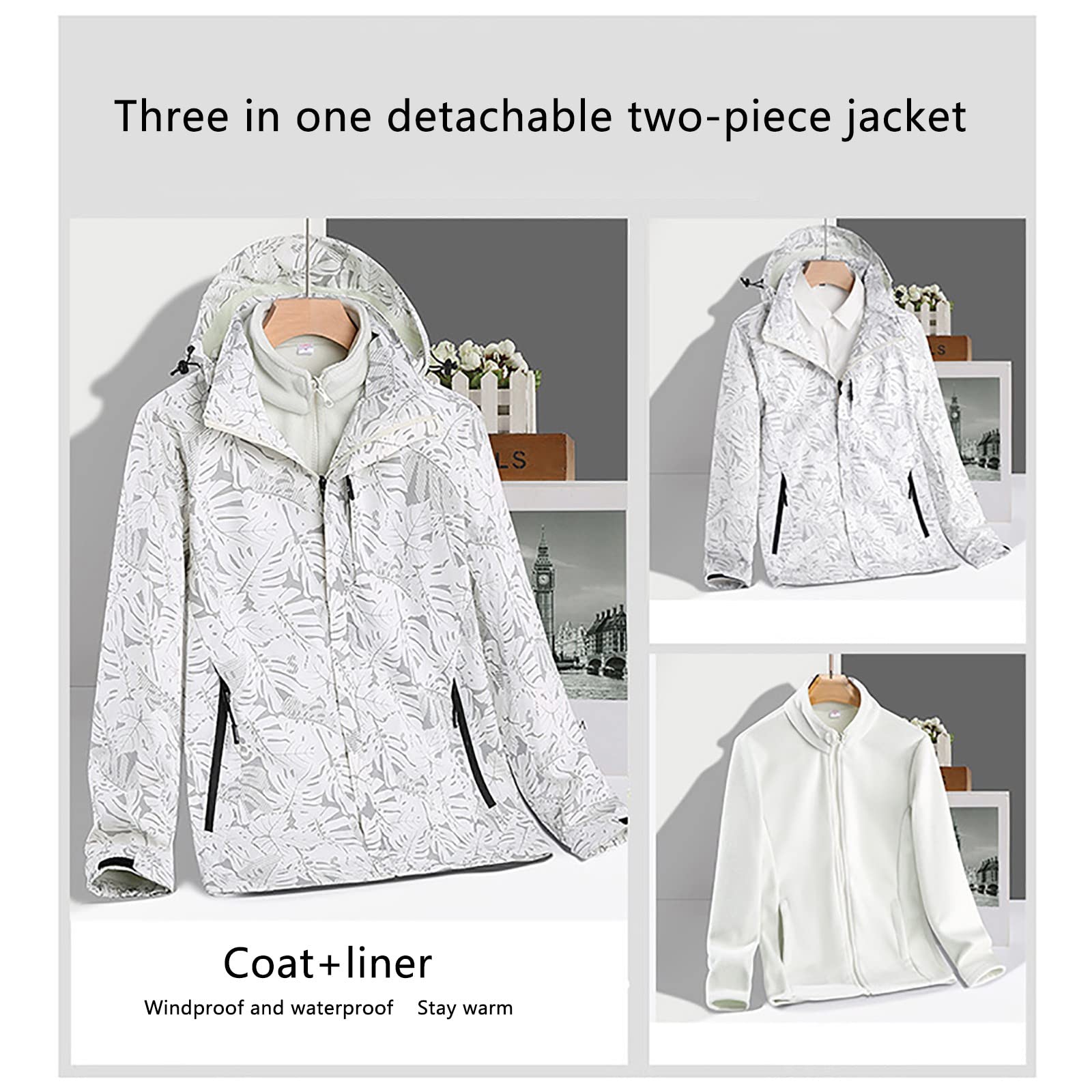 Generico Giacche Invernali Donna Parka Leggero Lungo Casual Trench