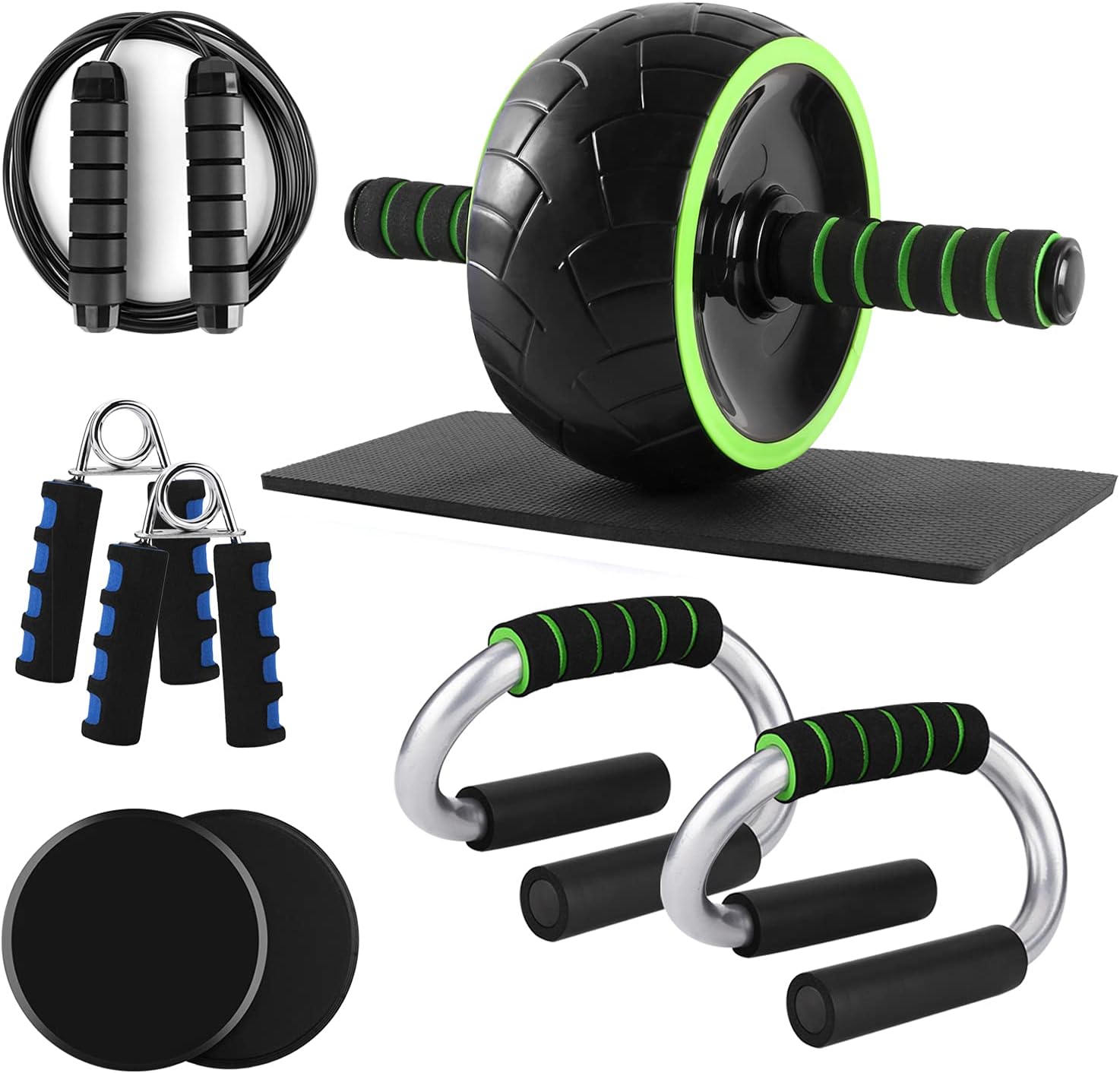 AB Roller Wheel for Abs Workout, Ab Wheel Exercise Equipment with Push Up Bars