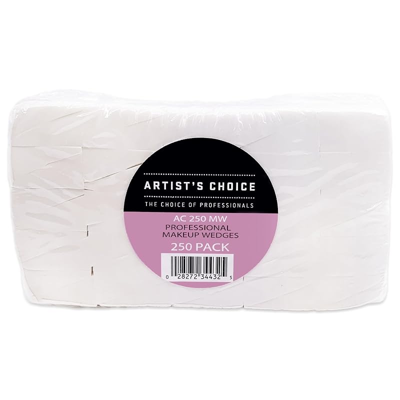 Artist's Choice Esponjas Cosméticas Triangulares em Cunha, Pacote com 250