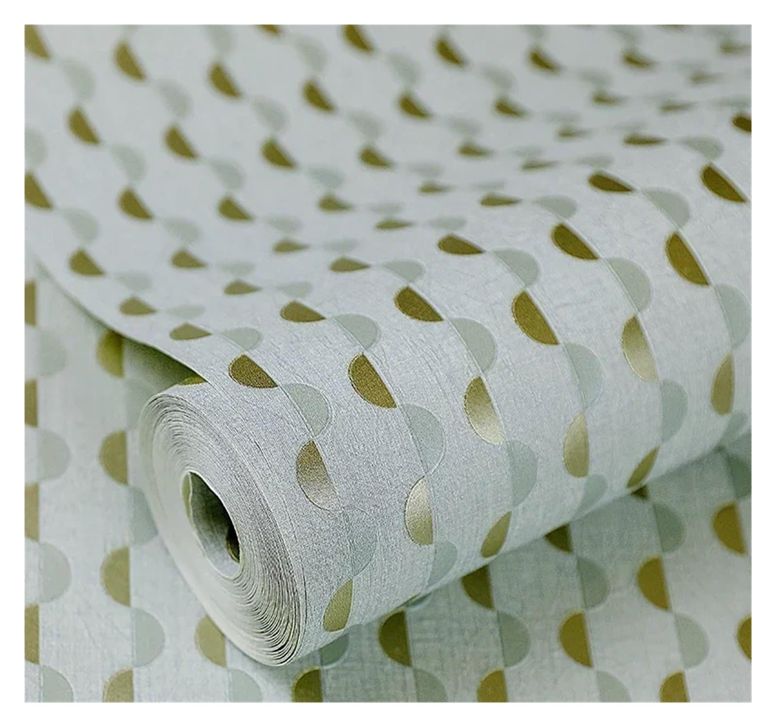 Papier peint rayé jaune pour chambre à coucher moderne et design épuré