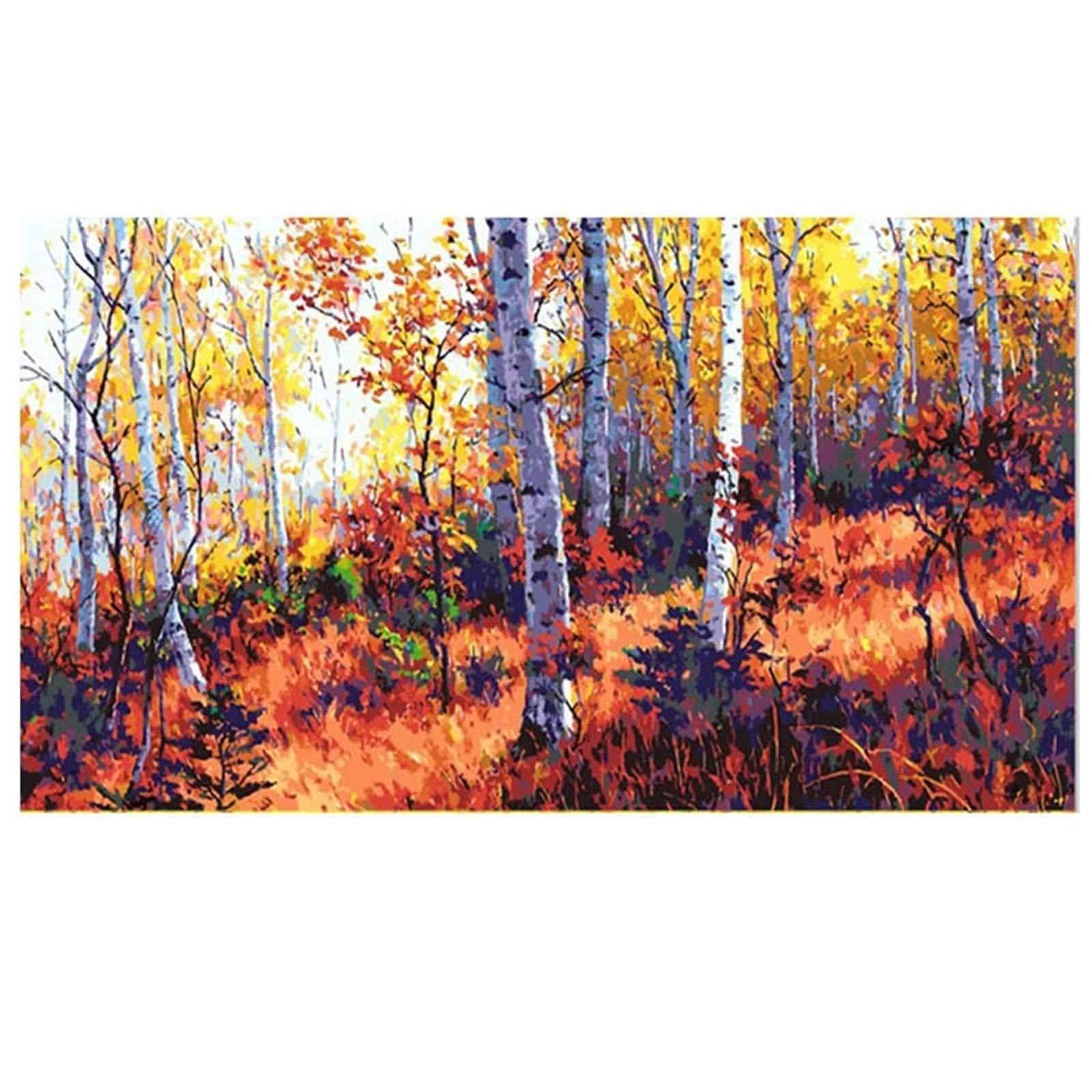 Diamond Painting Strass Forêt Broderie Diamant 5D Carré XXL Salon