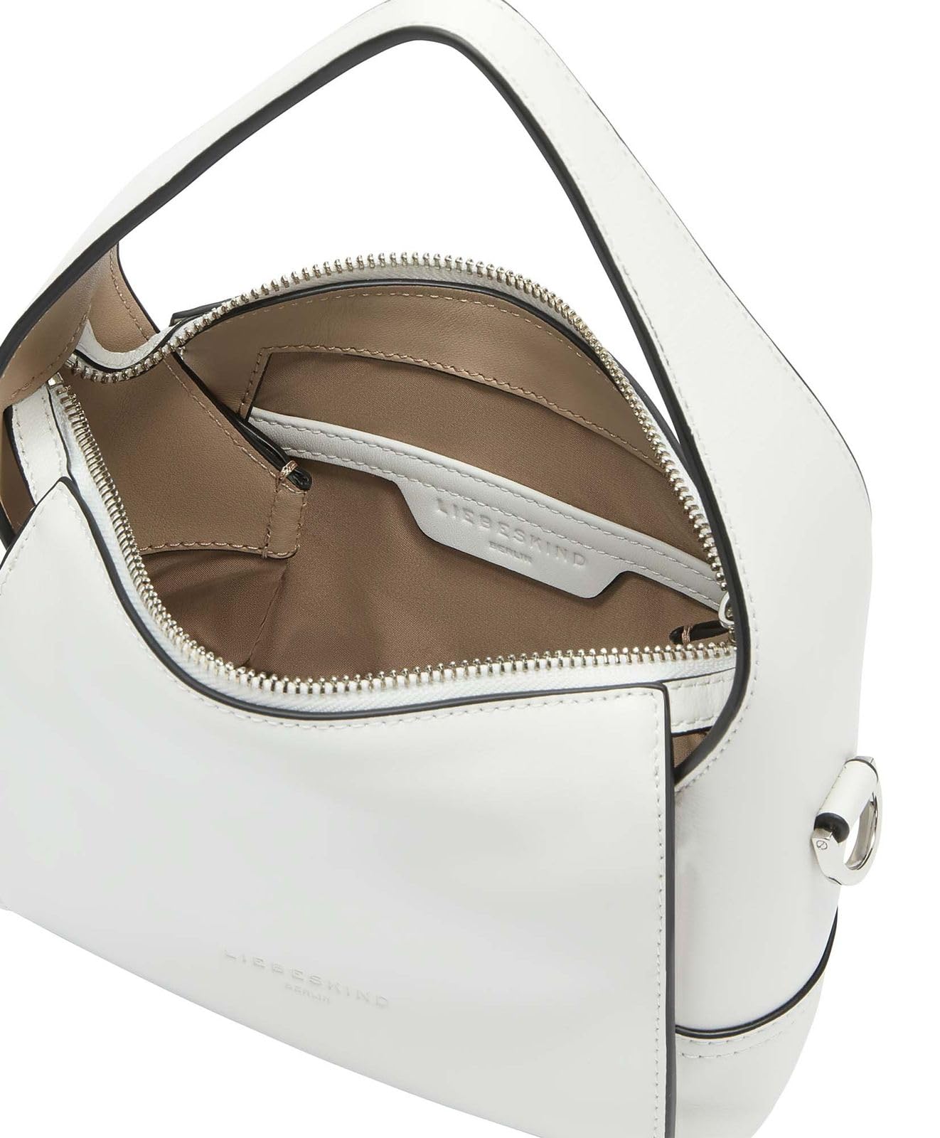 Liebeskind Berlin Women's XS Lou 2 Calf Optic Arctic Hobo, Arctic
