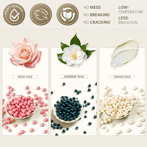 Miniatura 3 de Lifestance Cuentas de cera de bikini brasileña  10.58 oz de cera dura para depilación en cara, cuerpo, piernas  Perlas para calentadores de cera