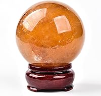 Vista 12 de AMOYSTONE Bola de aventurina azul Natural Cuarzo Cuarzo Cristal Esfera Piedra Bola con Base de Madera