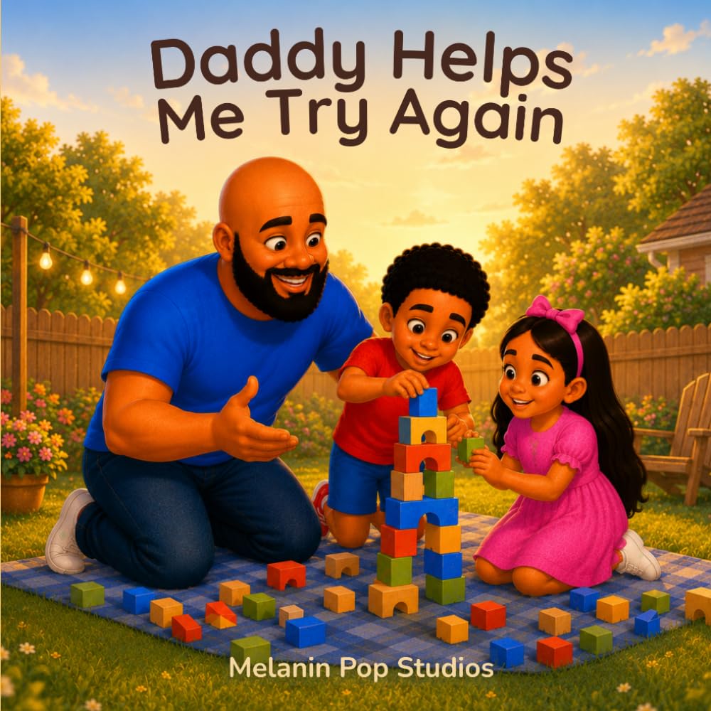 Daddy Helps Me Try Again: A Heartwarming Story About Patience, Resilience, Confidence, and Learning Through Mistakes (Daddy & Me Series)