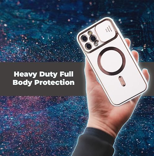 Miniatura 10 de Funda deslizante para cámara iPhone 13 Pro Max compatible con Magsafe Funda delgada a prueba de golpes y grado militar, resistente a los arañazos y