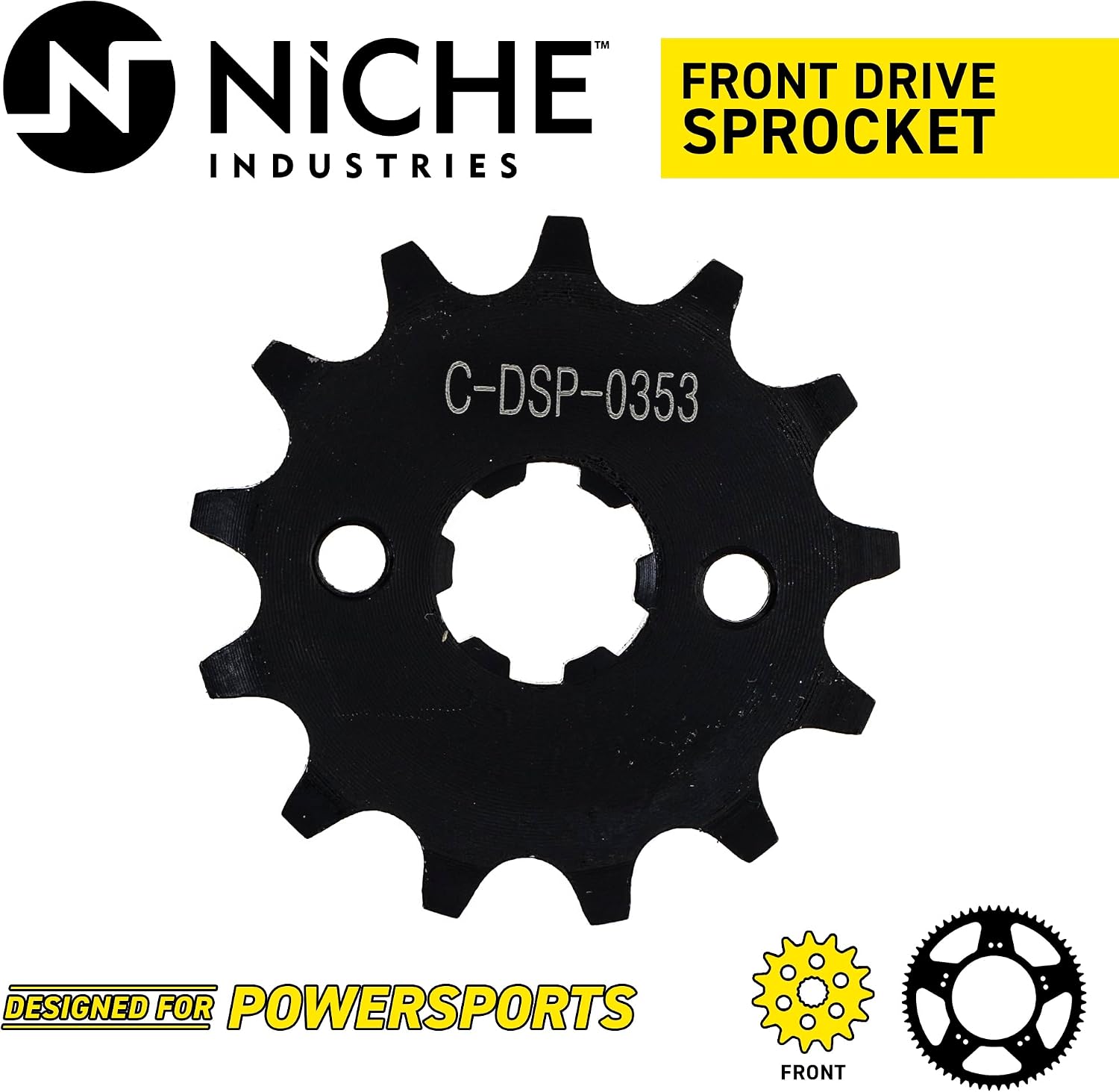 NICHE 420 Pitch Front 13T Rear 38T Drive Sprocket Kit for Kawasaki KLX110