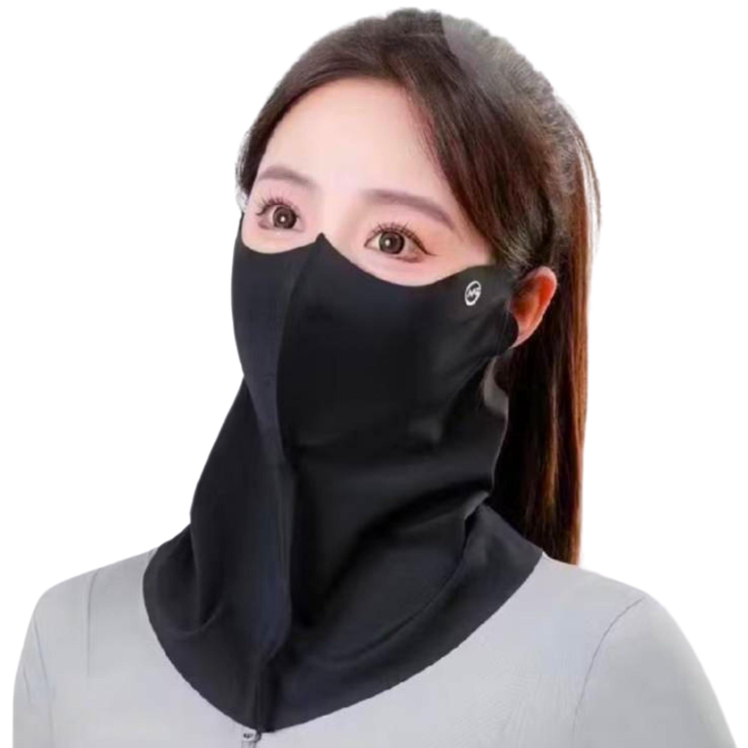 Sun Protection Face Mask, UV Protection Face Cover Half, Neck Gaiter Coverage with Ear Loops for Summer Outdoor Sports Unisex