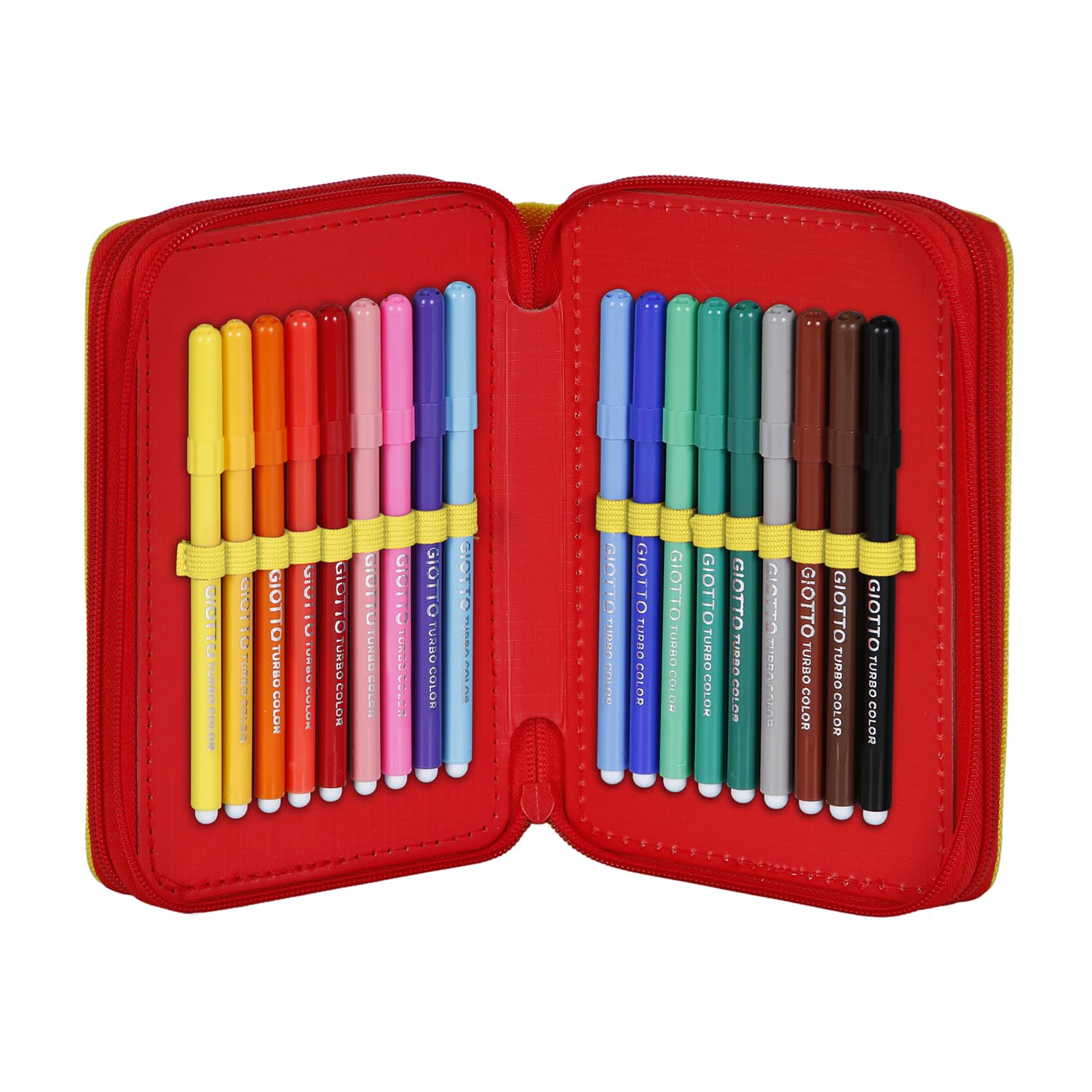 Iron Man Alloy-Astuccio con Matite Triplo, Rosso, 14 x 21 cm