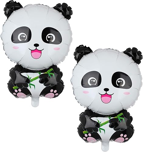 2 globos grandes de papel de aluminio de Mylar con temática de animales de safari en la selva, decoraciones para fiestas de cumpleaños, regalos para