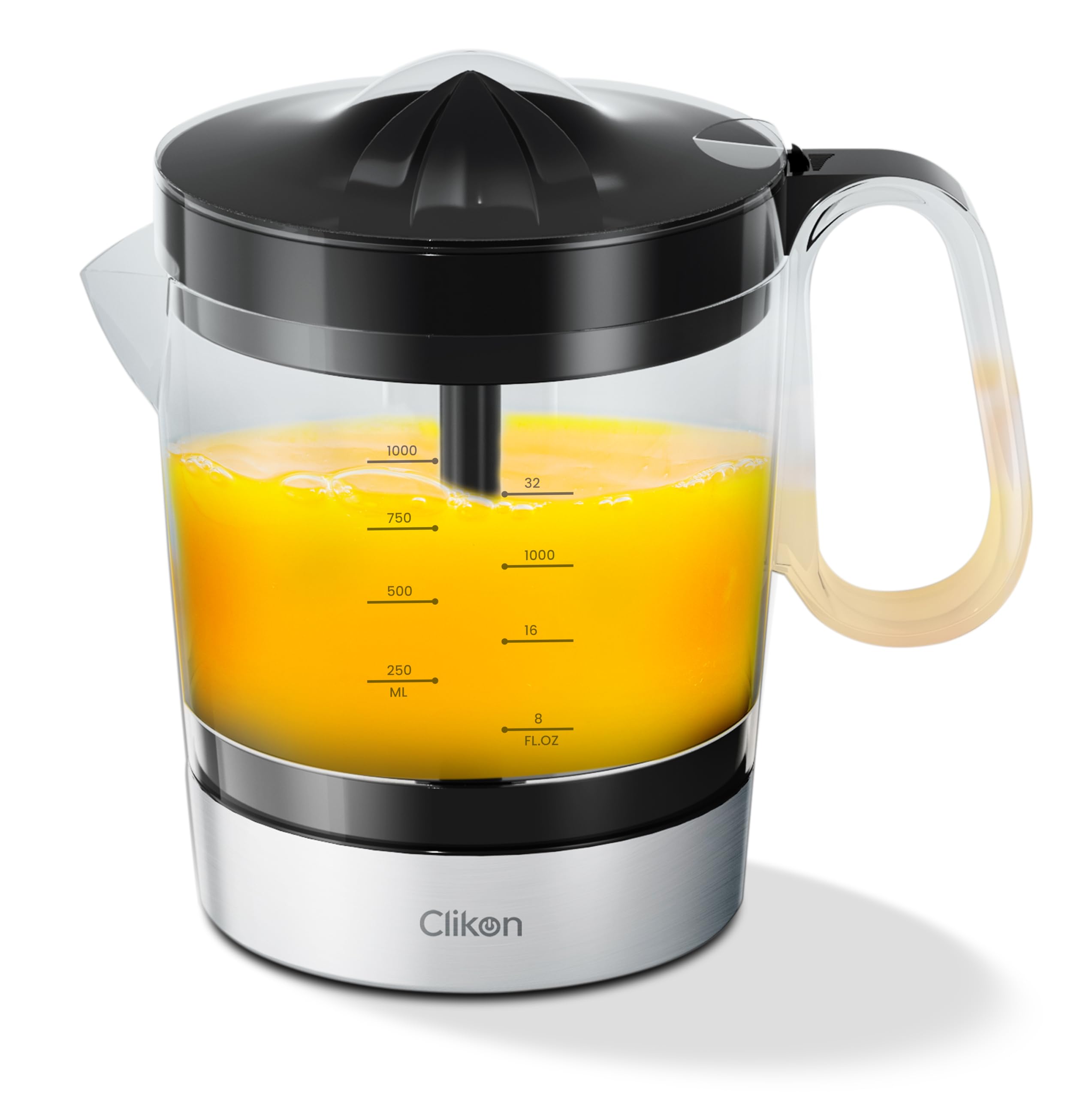 Clikon Citrus Juicer 40W, 1.0L – Powerful Electric Citrus Press for Fresh Orange, Lemon, and Lime Juice