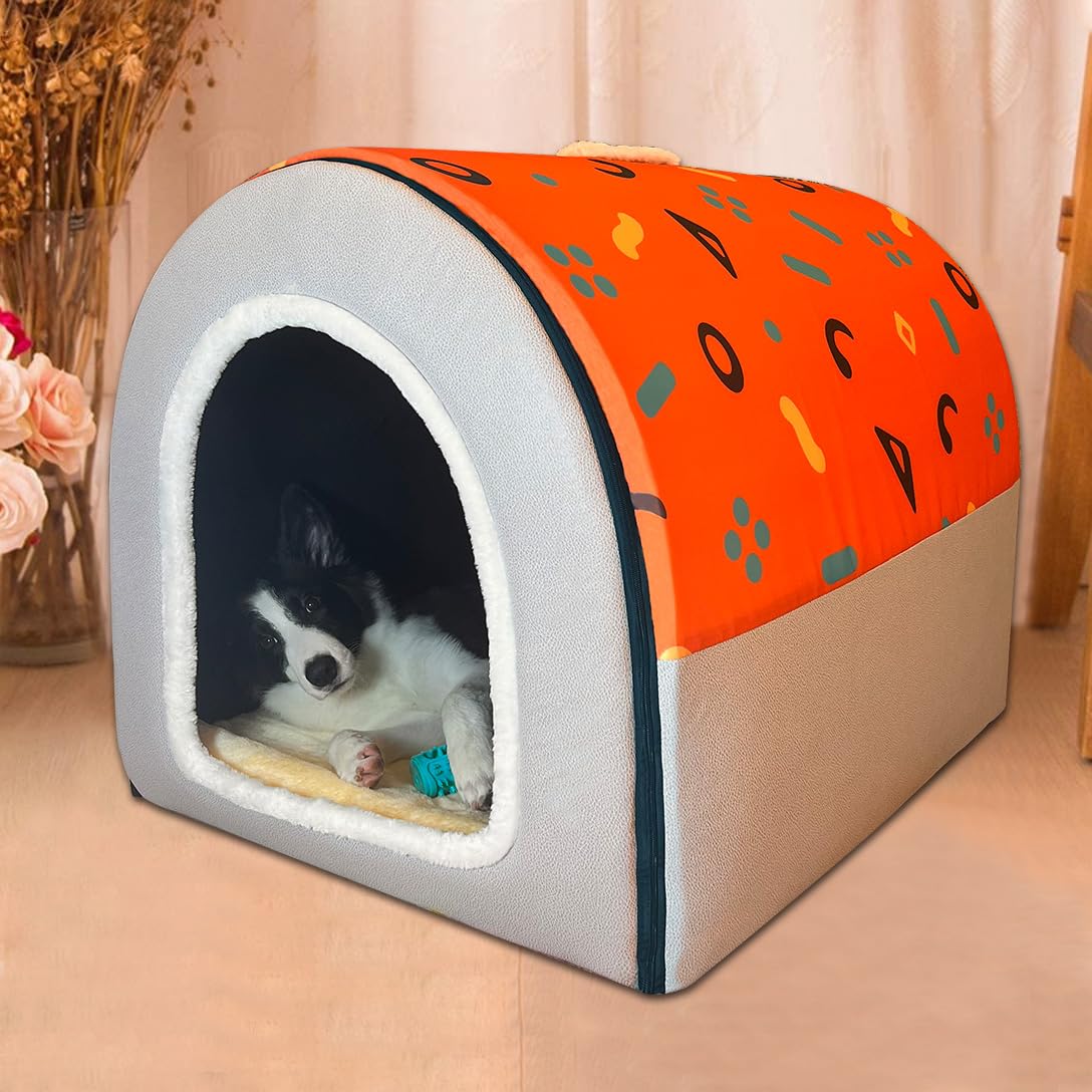 Amazon | ペットベッド ドーム型 ペットハウス 2way 犬猫用 室内用