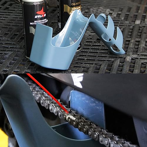 Miniatura 8 de Caja de herramientas de almacenamiento de aceite de cadena de bicicleta de motocicleta Aceite de limpieza de cadena a prueba de salpicaduras Agente