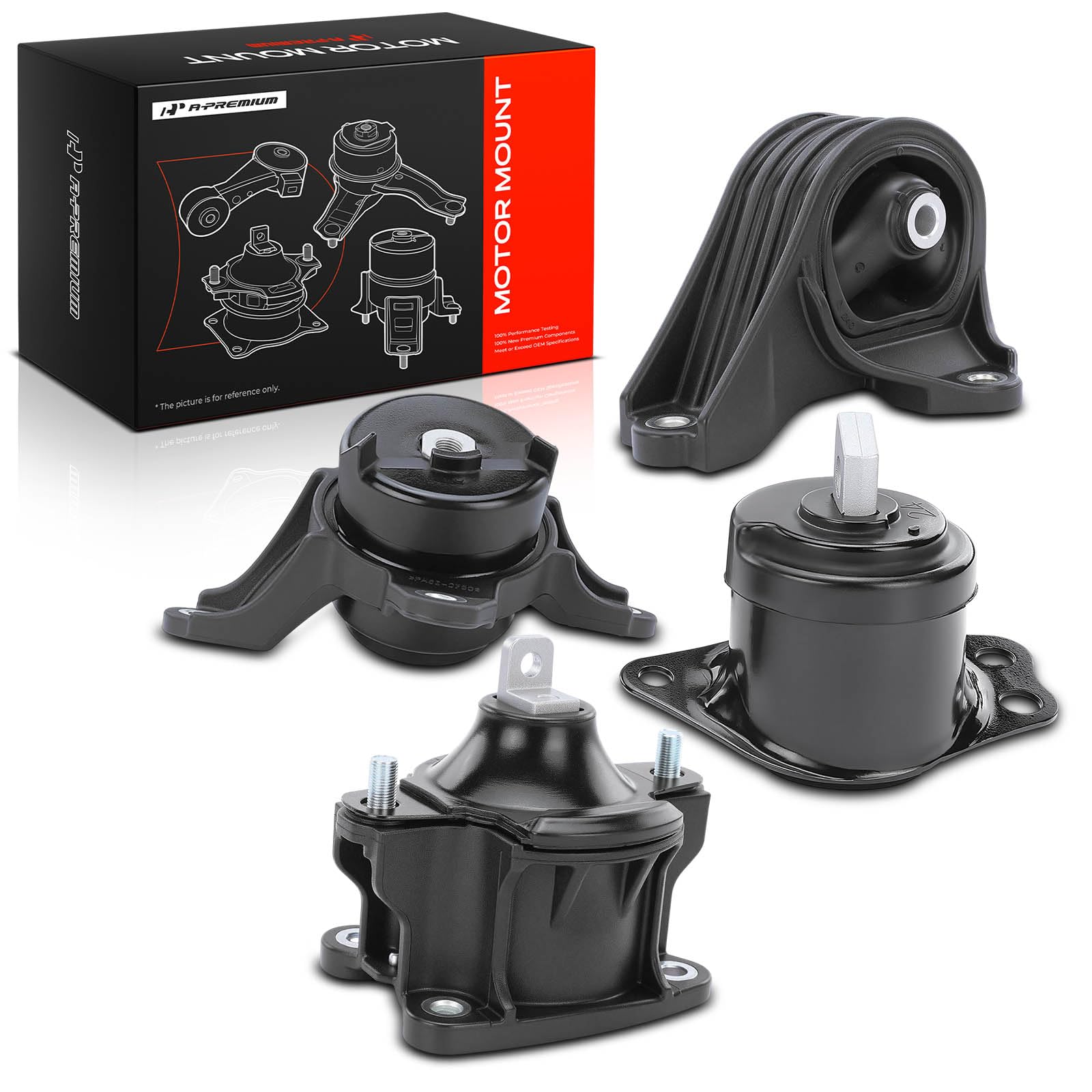 Amazon.com: A-Premium 4-PC Set Engine Motor and Transmission