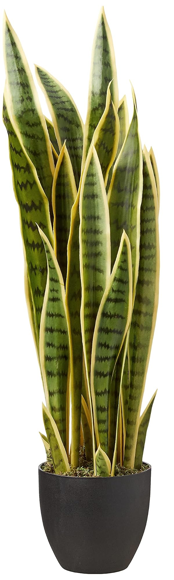 Nearly Natural 33” Sansevieria Artificial Silk Plants Green by Nearly Natural - Used condition - US$50.42