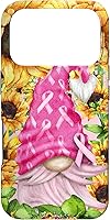 Vista 30 de Funny Breast Cancer Sunflower For Women Cute Pink Gnome Case for iPhone 16