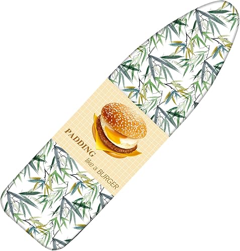 Vista 12 de BNDX Funda para tabla de planchar y almohadilla para regalo, revestimiento de silicona, acolchado resistente a la quemadura, acolchado extra grueso