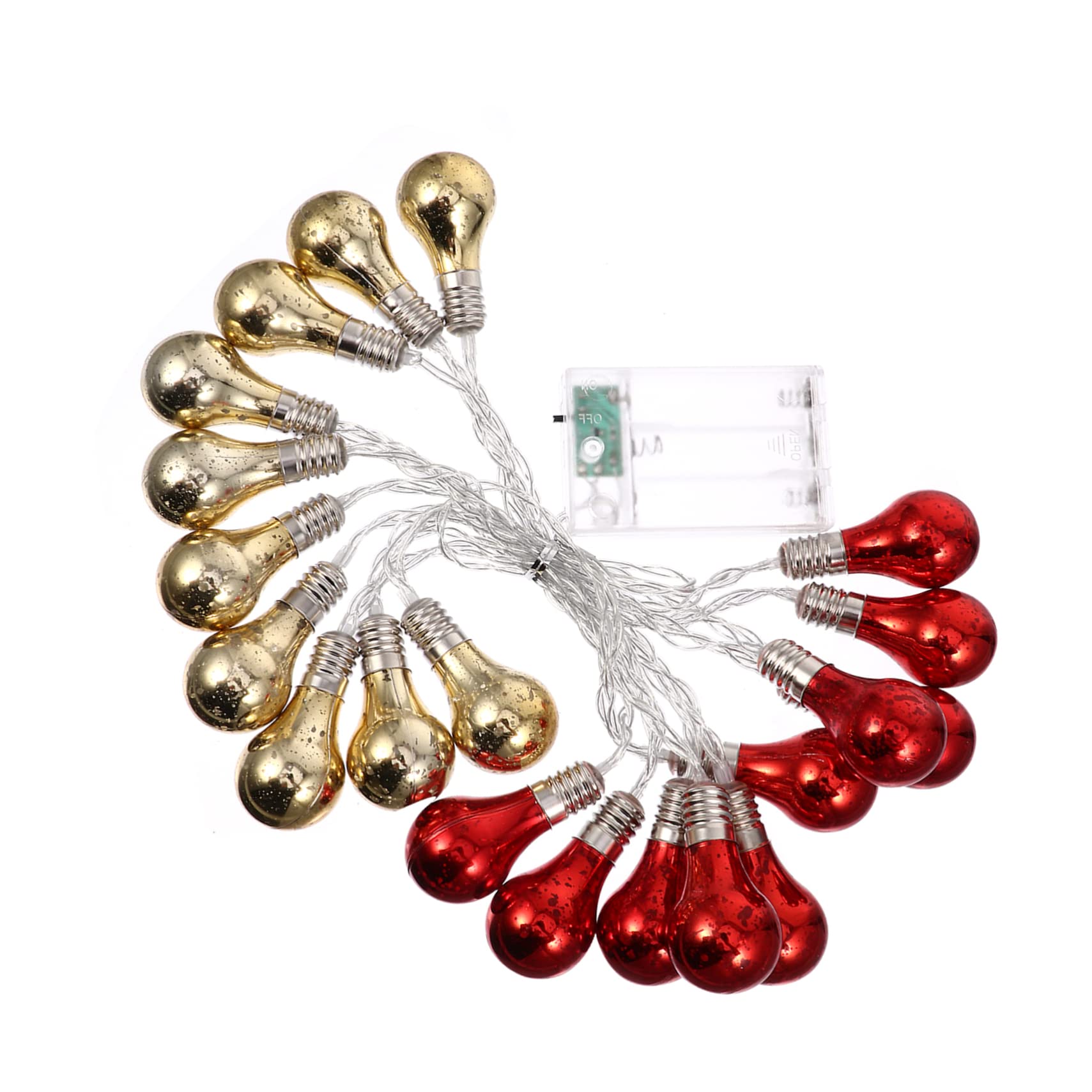 ARTIBETTER 1pc Led Christmas String Light Bulbs Decorative Lamp for Holiday Party Battery Operated Easy to Install for Indoor and Outdoor Decoration