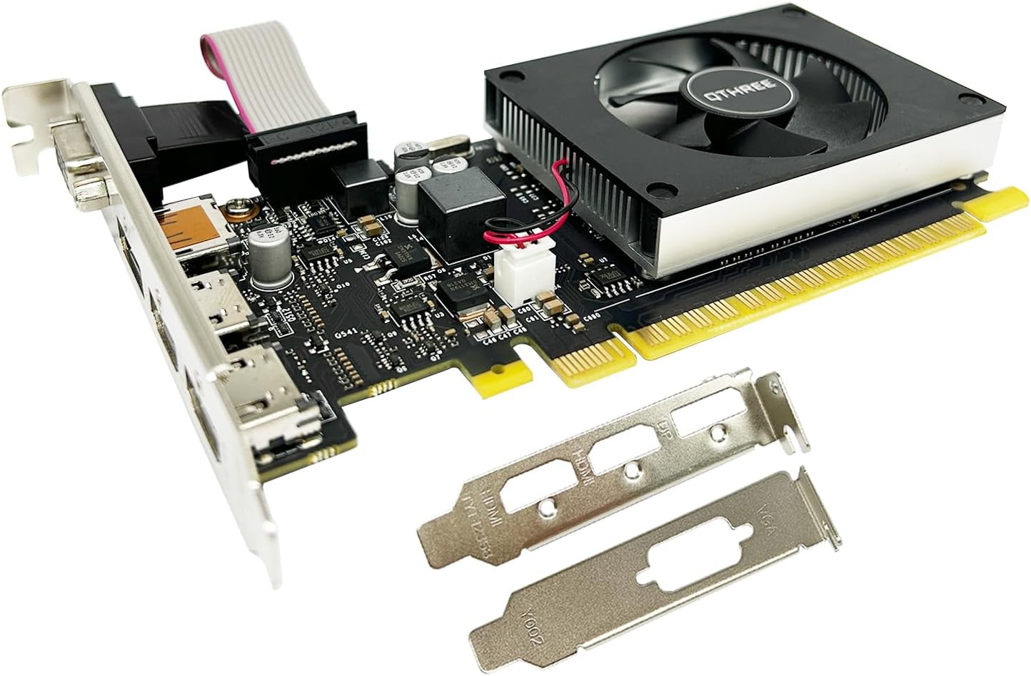 QTHREE GeForce GT 730 4GB DDR3 Low Profile Graphics Card