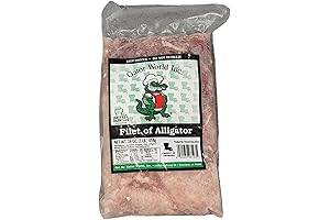 Gourmet Farm-Raised Alligator Delicacy: Savor the Exotic Flavor